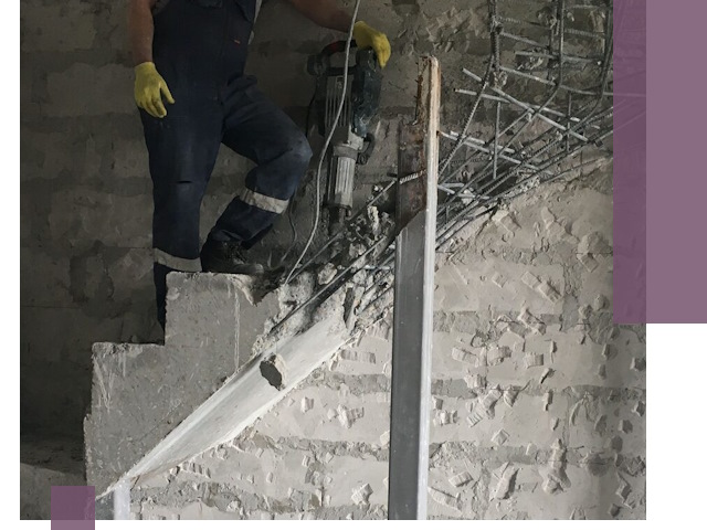 Демонтаж металлических и бетонных лестниц в Переславле-Залесском