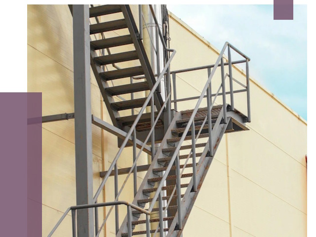 Пожарные лестницы в Переславле-Залесском от 12455 руб. — монтаж и продажа | ПРОЛЁТ-Прс