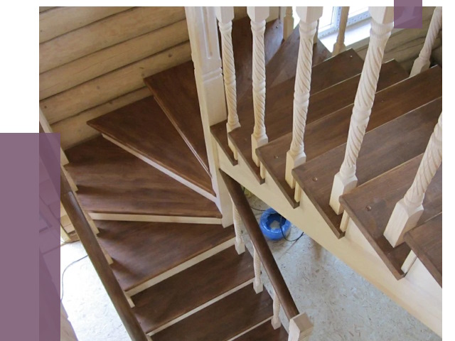 Реставрация деревянных лестниц в Переславле-Залесском от 4359 руб.