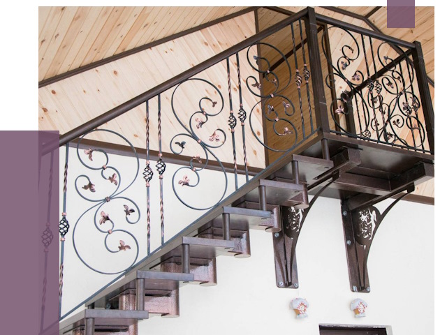 Кованые лестницы в Переславле-Залесском от 80956 руб. под ключ