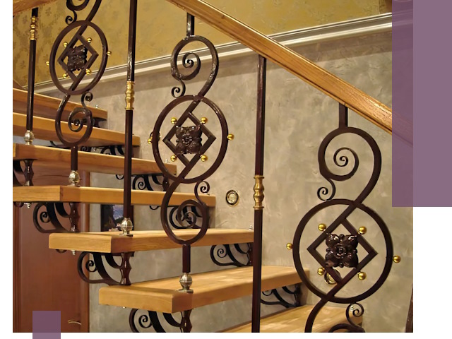 Изготовление кованых лестниц под ключ в Переславле-Залесском