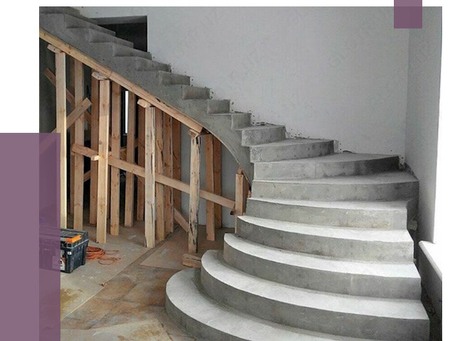 Изготовление бетонных лестниц под ключ в Переславле-Залесском от 20239 руб. | ПРОЛЁТ-Прс