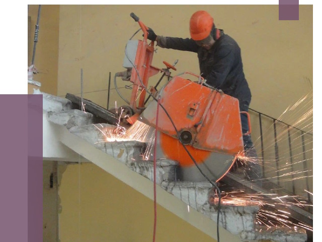 Демонтаж бетонных лестниц в Переславле-Залесском от 4671 руб. за м2 | ПРОЛЁТ-Прс