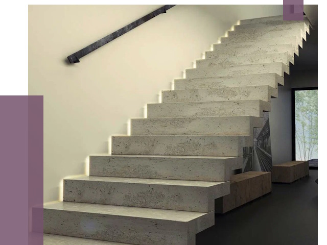 Облицовка бетонных лестниц в Переславле-Залесском от 4671 руб/м2 