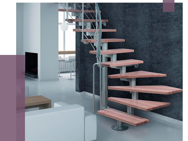 Модульные лестницы в Переславле-Залесском от 17125 руб. — купить в ПРОЛЁТ-Прс