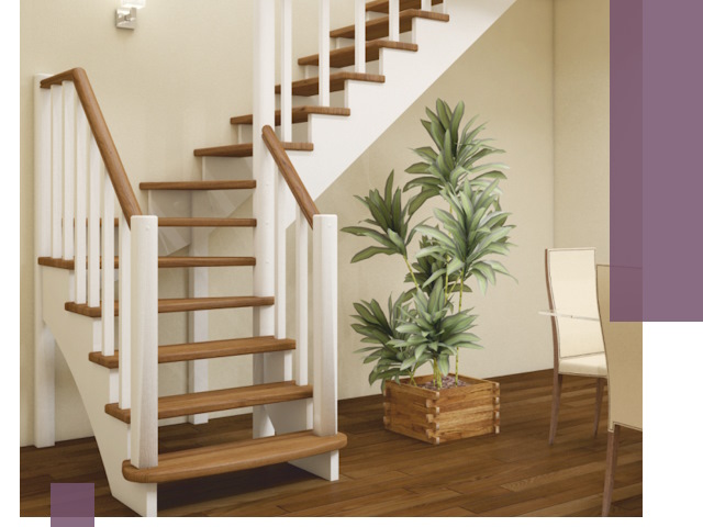 Г-образные лестницы под ключ в Переславле-Залесском — изготовление и монтаж