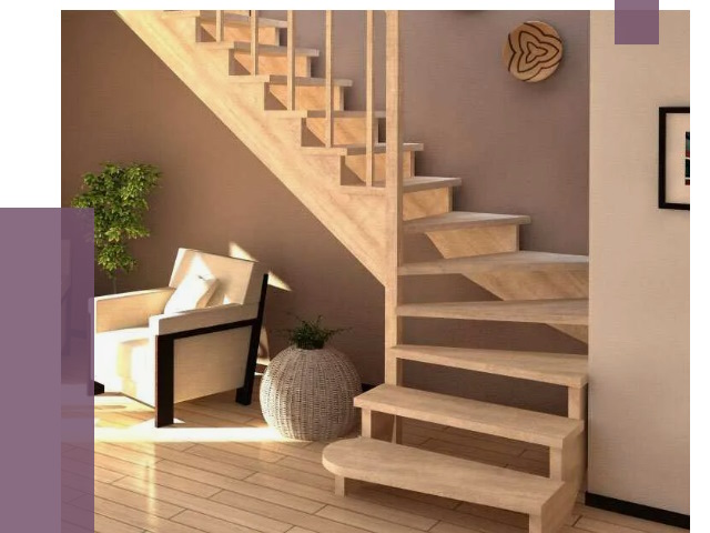 Изготовление Г-образных лестниц в Переславле-Залесском от 19201 руб. 