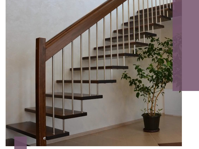 Лестницы на больцах под ключ в Переславле-Залесском – изготовление и монтаж