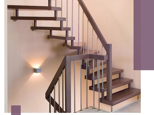 Изготовление лестниц на больцах в Переславле-Залесском под ключ