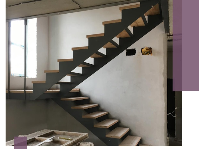 Изготовление лестниц на металлокаркасе в Переславле-Залесском от производителя