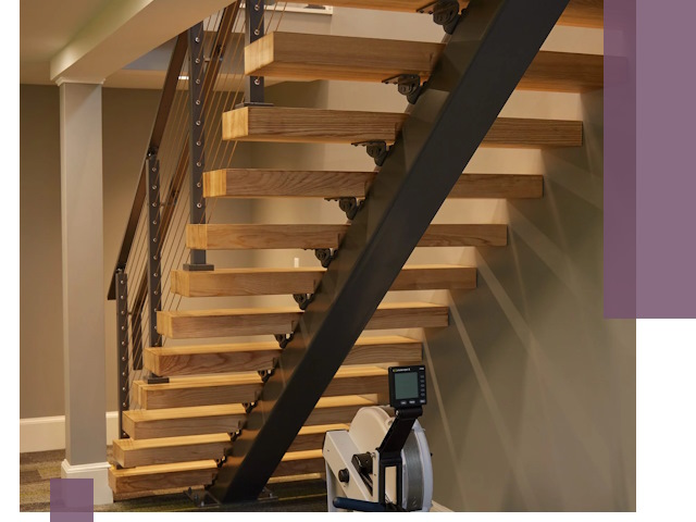 Лестницы на монокосоурах под ключ в Переславле-Залесском - изготовление и монтаж