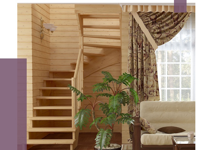 Лестницы для дачи в Переславле-Залесском от 77064 руб.  | ПРОЛЁТ-Прс