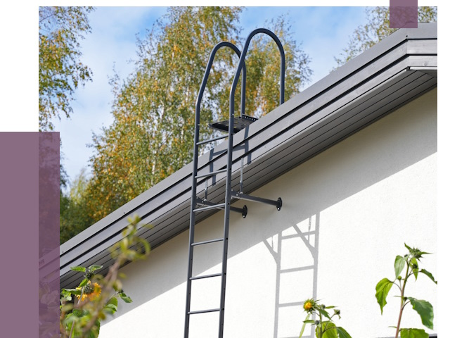 Лестницы на крышу в Переславле-Залесском от 19409 руб. — монтаж и монтаж ПРОЛЁТ-Прс