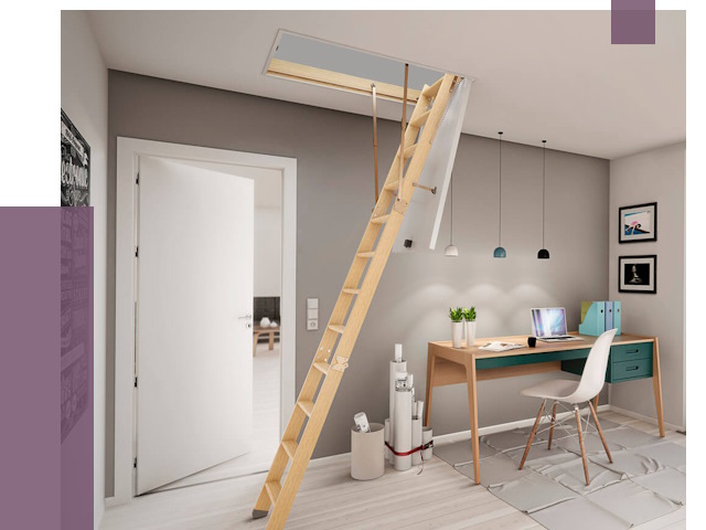 Чердачные лестницы в Переславле-Залесском — от 14790 руб. | ПРОЛЁТ-Прс