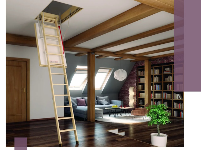 Чердачные лестницы под ключ в Переславле-Залесском: изготовление и монтаж