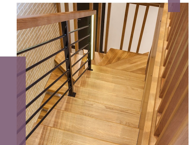 Лестницы из ясеня в Переславле-Залесском под ключ от 10171 руб. 