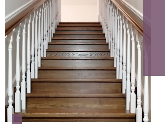 Лестницы из ясеня на заказ в Переславле-Залесском — изготовление и монтаж