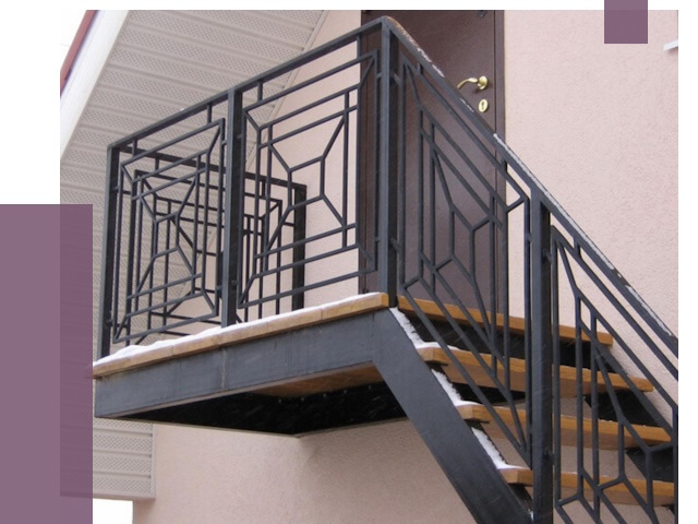 Металлические перила в Переславле-Залесском от 4359 руб.  | ПРОЛЁТ-Прс