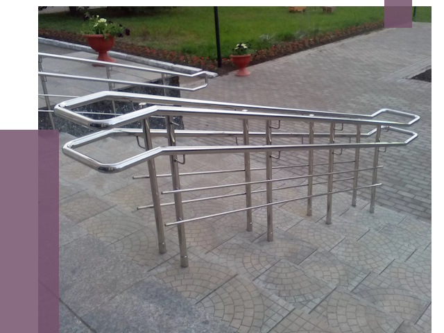 Перила для инвалидов в Переславле-Залесском от 7701 руб. под ключ | ПРОЛЁТ-Прс