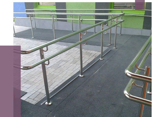 Ограждения пандусов в Переславле-Залесском от 4411 руб. монтаж | ПРОЛЁТ-Прс