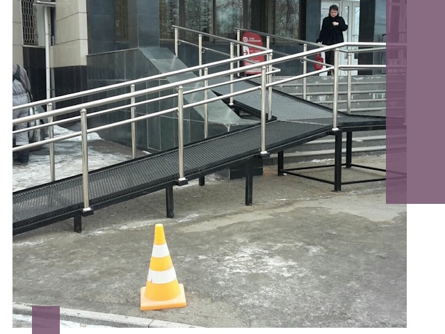 Стационарные пандусы под ключ в Переславле-Залесском — изготовление и монтаж