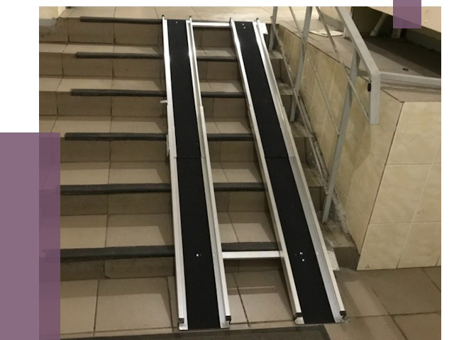 Установка пандуса в подъезд в Переславле-Залесском от 8096 руб. под ключ | ПРОЛЁТ-Прс