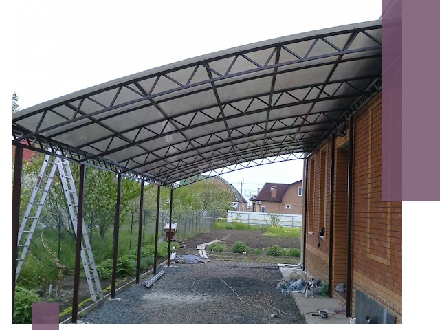 Профессиональный монтаж навесов под ключ в Переславле-Залесском