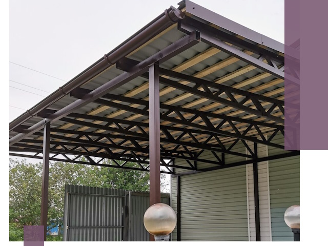 Навесы под ключ в Переславле-Залесском: изготовление, монтаж и гарантия