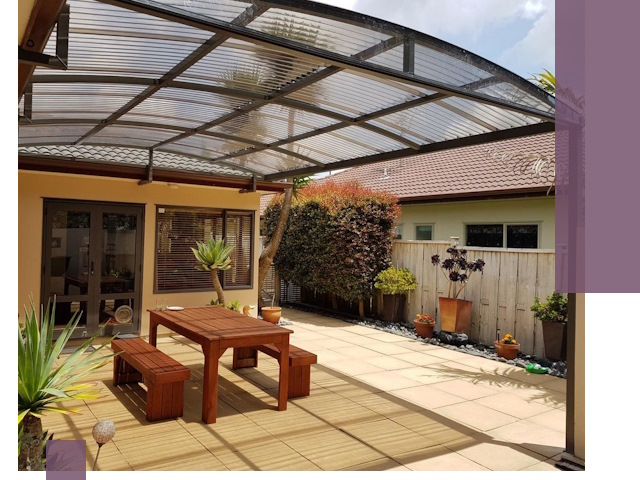 Навесы во двор под ключ в Переславле-Залесском — изготовление и монтаж