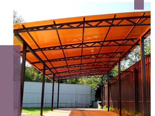 Односкатные навесы под ключ в Переславле-Залесском от 13337 руб. 