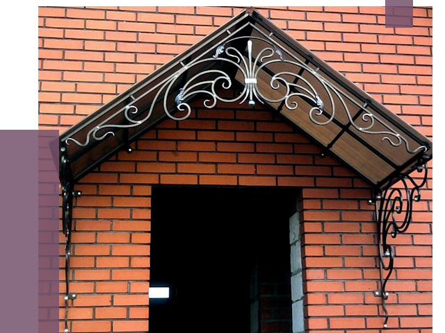 Металлические козырьки в Переславле-Залесском от 10846 руб. 