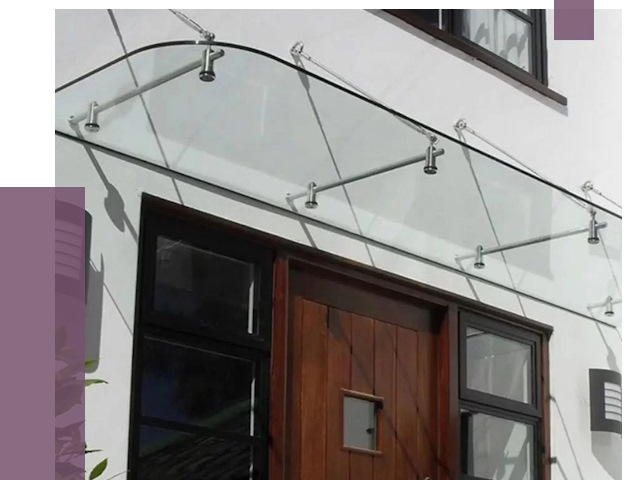 Стеклянные козырьки в Переславле-Залесском от 19201 руб. | ПРОЛЁТ-Прс