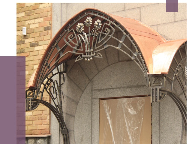 Арочные козырьки в Переславле-Залесском от 14790 руб. 