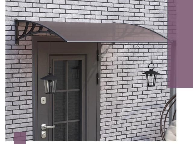 Недорогие козырьки и навесы под ключ в Переславле-Залесском