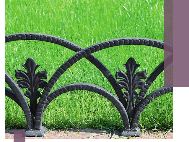 Декоративные металлические бордюры под ключ в Переславле-Залесском