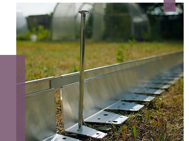 Металлические бордюры для газона в Переславле-Залесском от 4359 руб. | ПРОЛЁТ-Прс