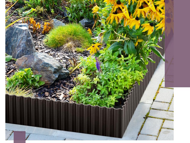 Металлические бордюры для клумб в Переславле-Залесском — производство и монтаж