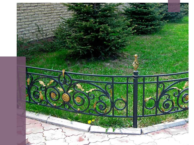 Кованые газонные ограждения в Переславле-Залесском от 7732 руб. — ПРОЛЁТ-Прс