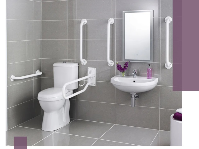 Поручни для санузлов в Переславле-Залесском: установка, ремонт и монтаж