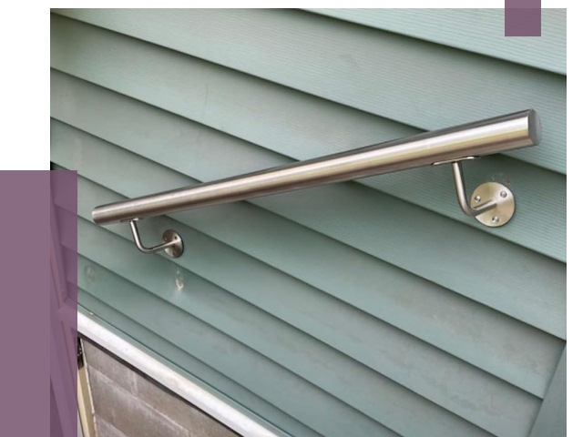 Поручни из нержавеющей стали в Переславле-Залесском от 7784 руб.  | ПРОЛЁТ-Прс